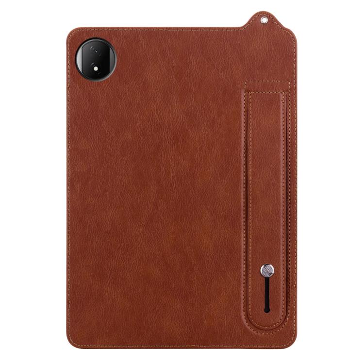 For Honor Pad X7 TPU Leather Back Tablet Case with Wristband