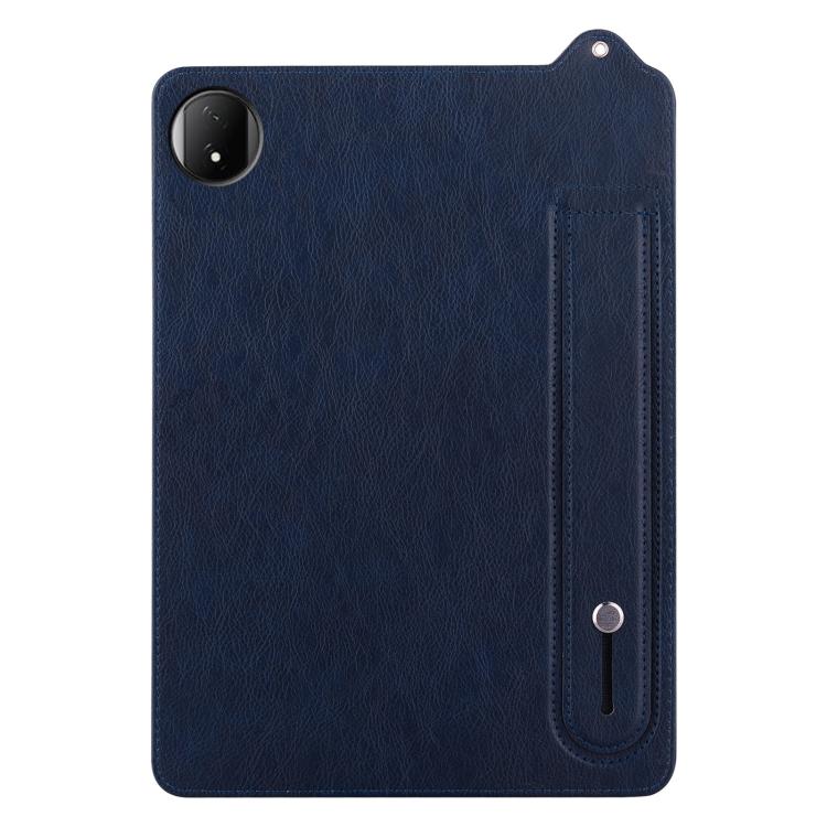 For Honor Pad X7 TPU Leather Back Tablet Case with Wristband