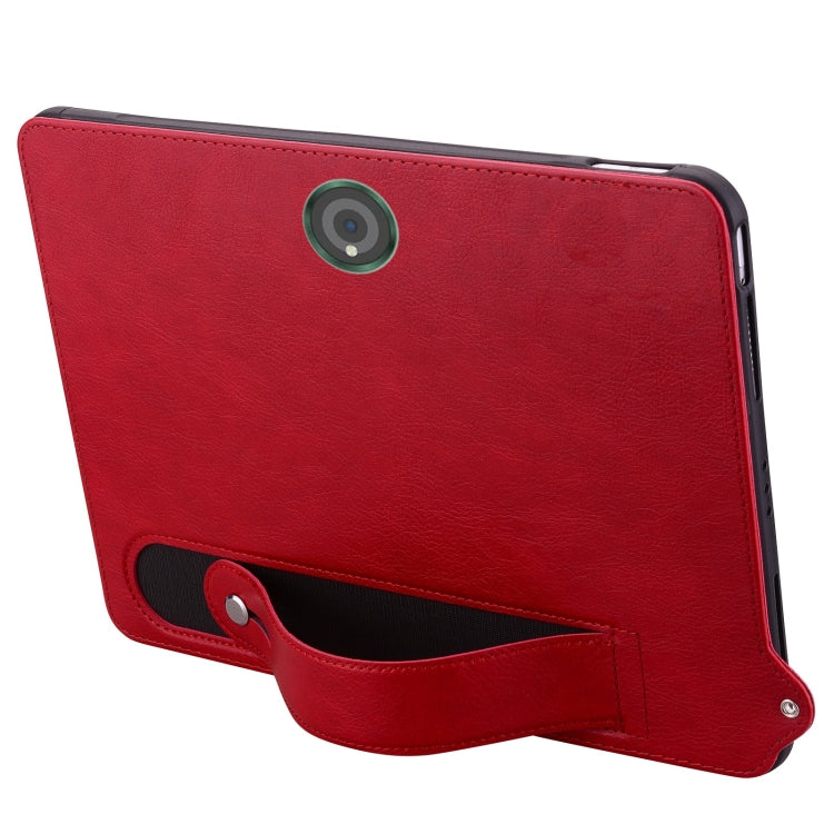 For OnePlus Pad / OPPO Pad 2 TPU Leather Back Tablet Case with Wristband