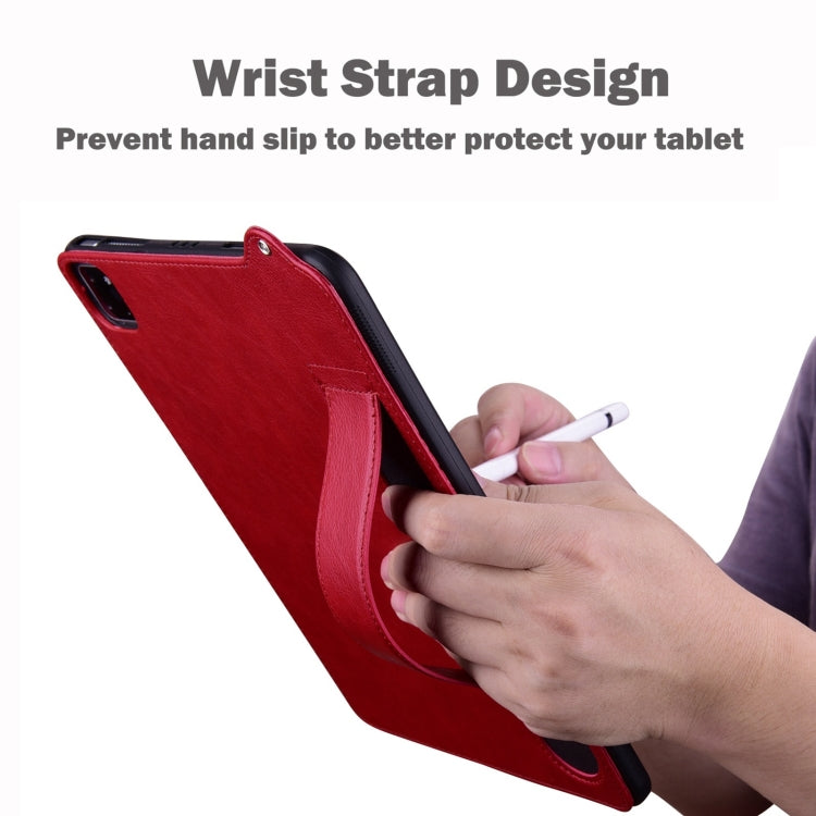 For OnePlus Pad / OPPO Pad 2 TPU Leather Back Tablet Case with Wristband