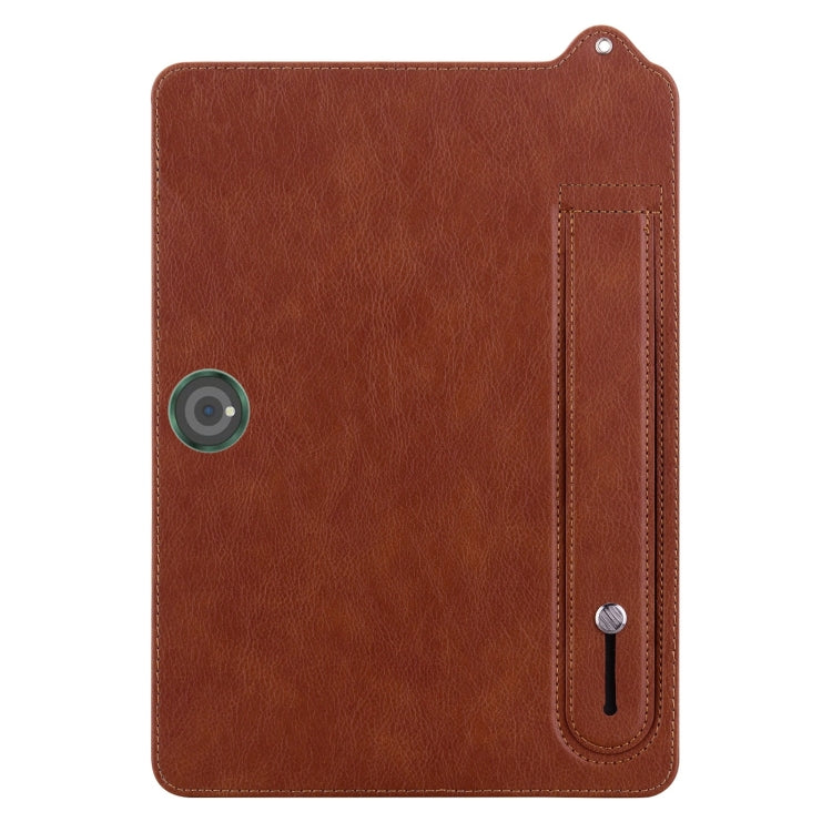 For OnePlus Pad / OPPO Pad 2 TPU Leather Back Tablet Case with Wristband