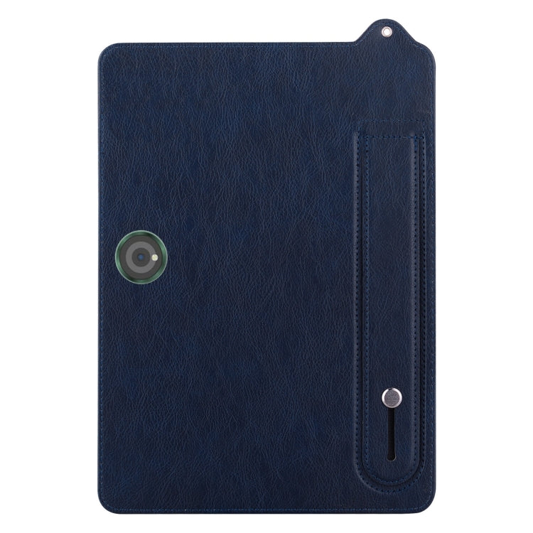 For OnePlus Pad / OPPO Pad 2 TPU Leather Back Tablet Case with Wristband