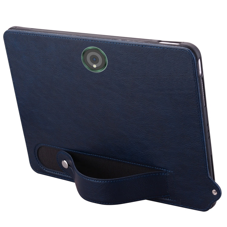 For OnePlus Pad / OPPO Pad 2 TPU Leather Back Tablet Case with Wristband