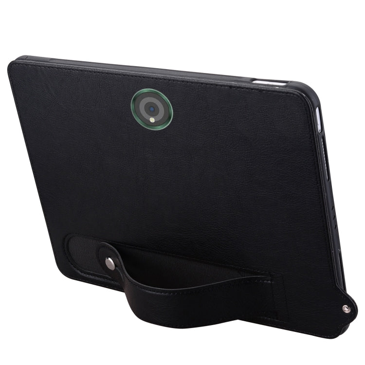For OnePlus Pad / OPPO Pad 2 TPU Leather Back Tablet Case with Wristband