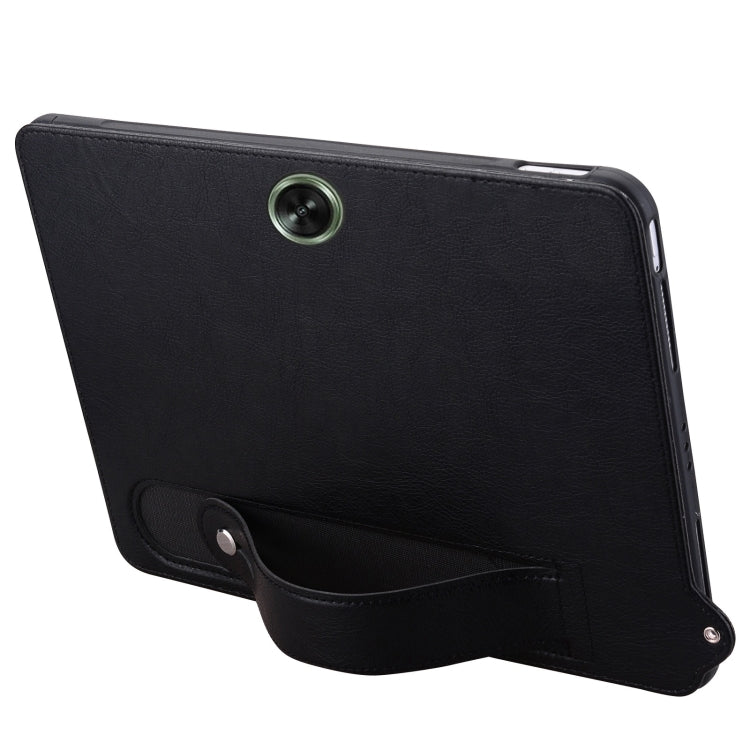 For OnePlus Pad GO / OPPO Pad Air 2 TPU Leather Back Tablet Case with Wristband