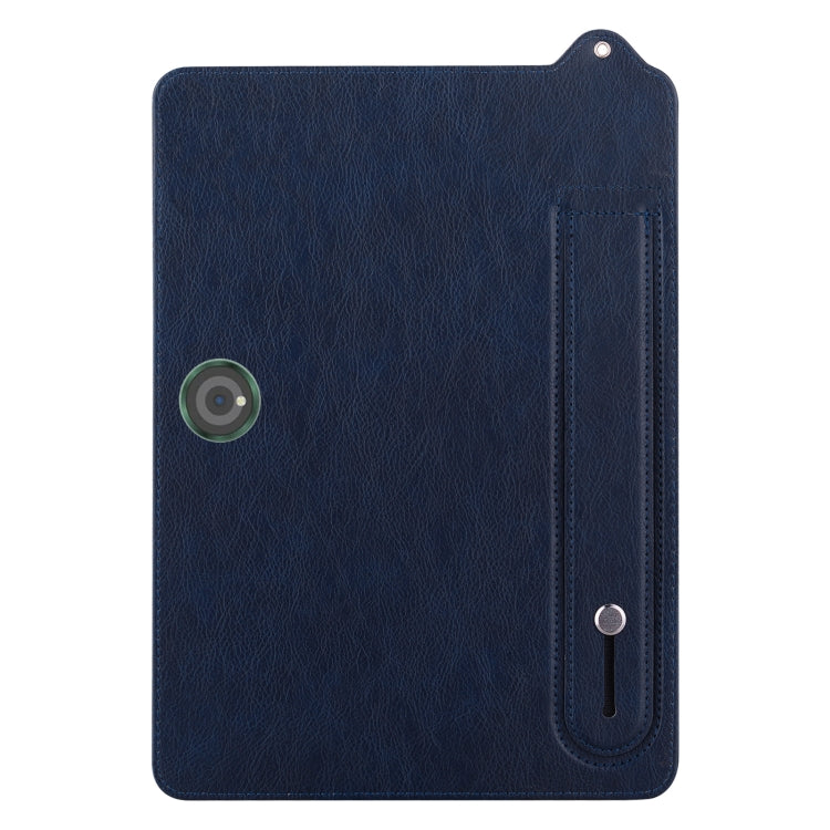 For OnePlus Pad Pro TPU Leather Back Tablet Case with Wristband