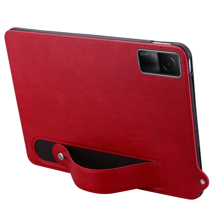 For Xiaomi Redmi Pad SE 11 2023 TPU Leather Back Tablet Case with Wristband