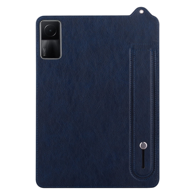 For Xiaomi Redmi Pad SE 11 2023 TPU Leather Back Tablet Case with Wristband