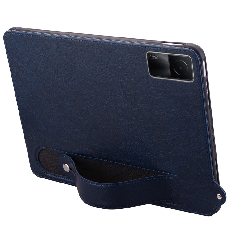 For Xiaomi Redmi Pad SE 11 2023 TPU Leather Back Tablet Case with Wristband