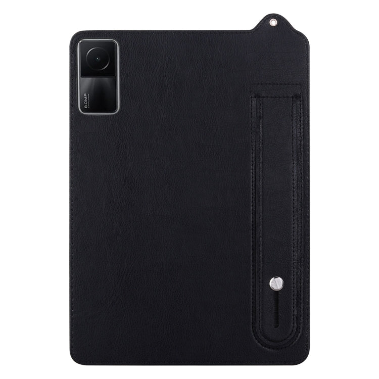 For Xiaomi Redmi Pad SE 11 2023 TPU Leather Back Tablet Case with Wristband