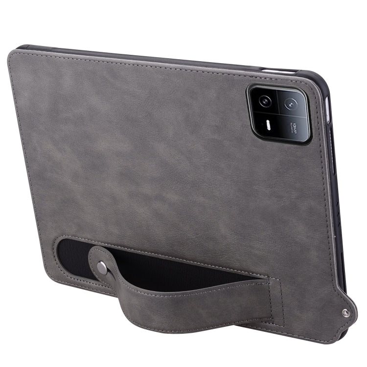 For Xiaomi Pad 6 / 6 Pro TPU Leather Back Tablet Case with Wristband
