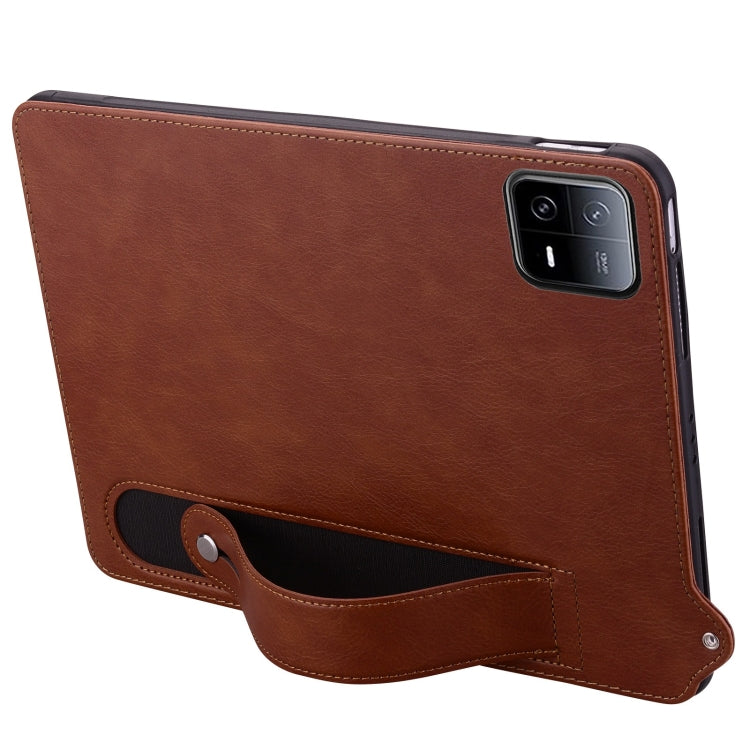 For Xiaomi Pad 6 / 6 Pro TPU Leather Back Tablet Case with Wristband
