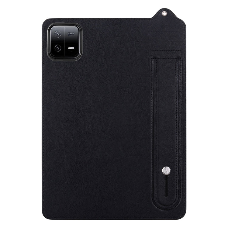 For Xiaomi Pad 6 / 6 Pro TPU Leather Back Tablet Case with Wristband