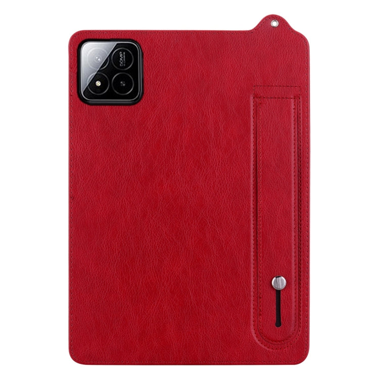 For Xiaomi Pad 8 / 8 Pro / 7 / 7 Pro TPU Leather Back Tablet Case with Wristband