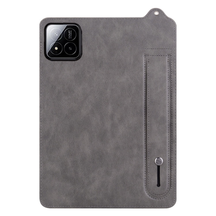 For Xiaomi Pad 8 / 8 Pro / 7 / 7 Pro TPU Leather Back Tablet Case with Wristband