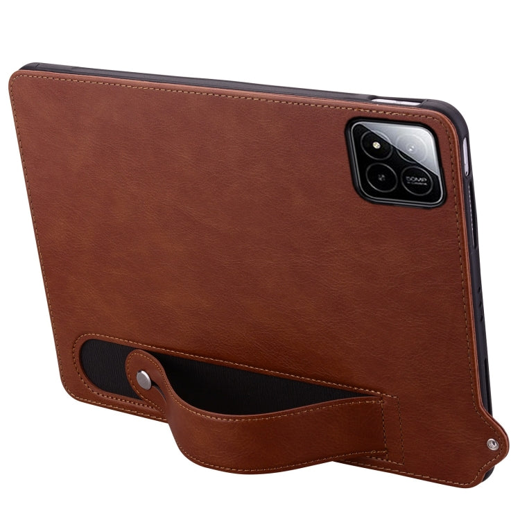 For Xiaomi Pad 8 / 8 Pro / 7 / 7 Pro TPU Leather Back Tablet Case with Wristband