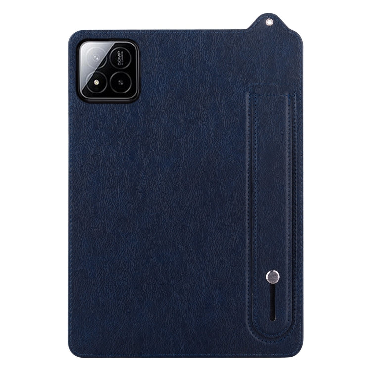 For Xiaomi Pad 8 / 8 Pro / 7 / 7 Pro TPU Leather Back Tablet Case with Wristband