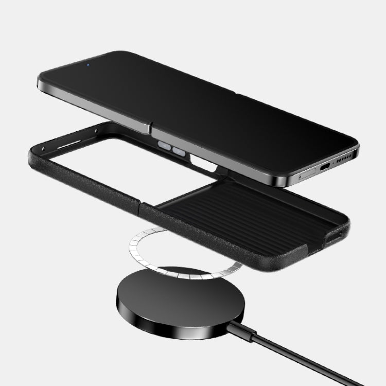 For Xiaomi Mix Flip ABEEL 6D Micro Relief MagSafe Magnetic Phone Case