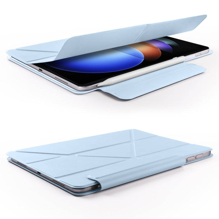 For Xiaomi Pad 6S Pro 12.4 2024 Fixed Buckle Magnetic Deformation Leather Tablet Case
