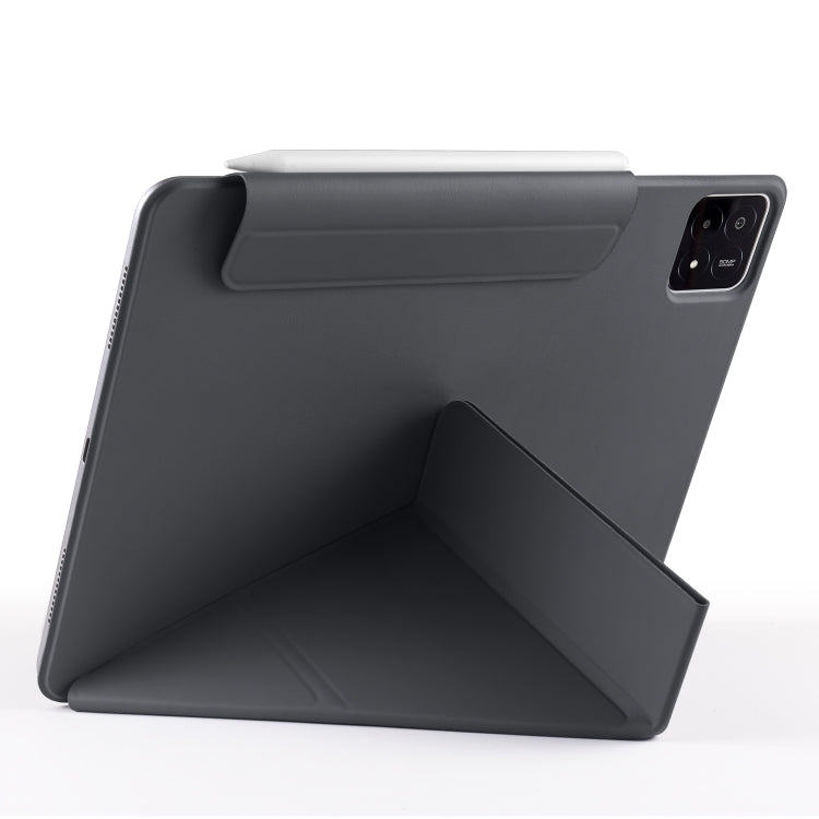 For Xiaomi Pad 6S Pro 12.4 2024 Fixed Buckle Magnetic Deformation Leather Tablet Case