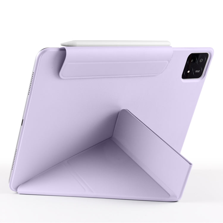 For Xiaomi Pad 6S Pro 12.4 2024 Fixed Buckle Magnetic Deformation Leather Tablet Case