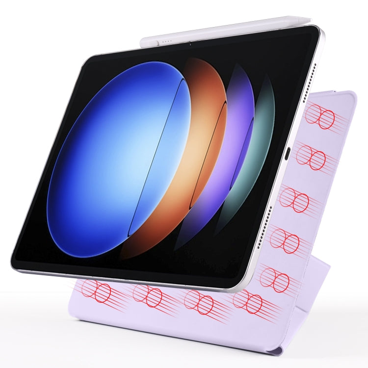 For Xiaomi Pad 6S Pro 12.4 2024 Fixed Buckle Magnetic Deformation Leather Tablet Case