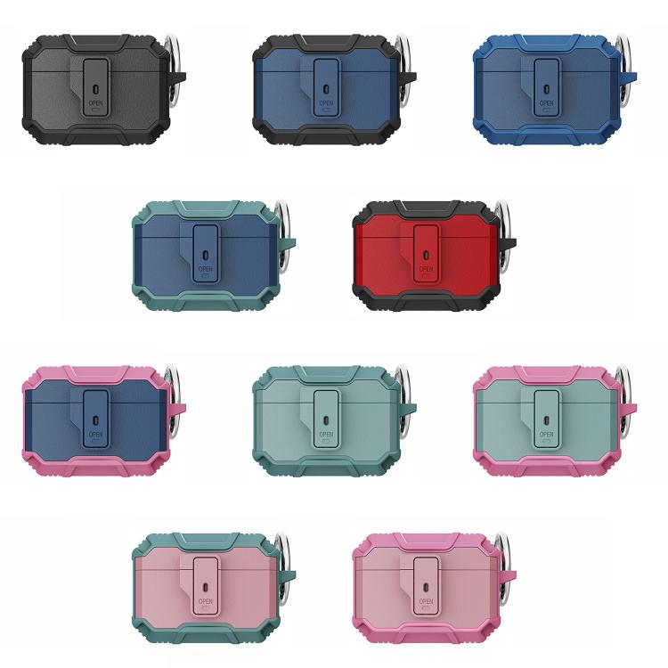 For AirPods Pro 3 TPU + PC Shockproof Earphones Case with Hook