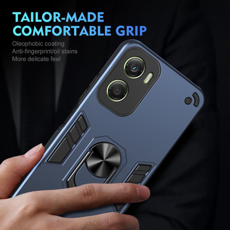 For Motorola Moto G06 4G Shockproof Metal Ring Holder Phone Case