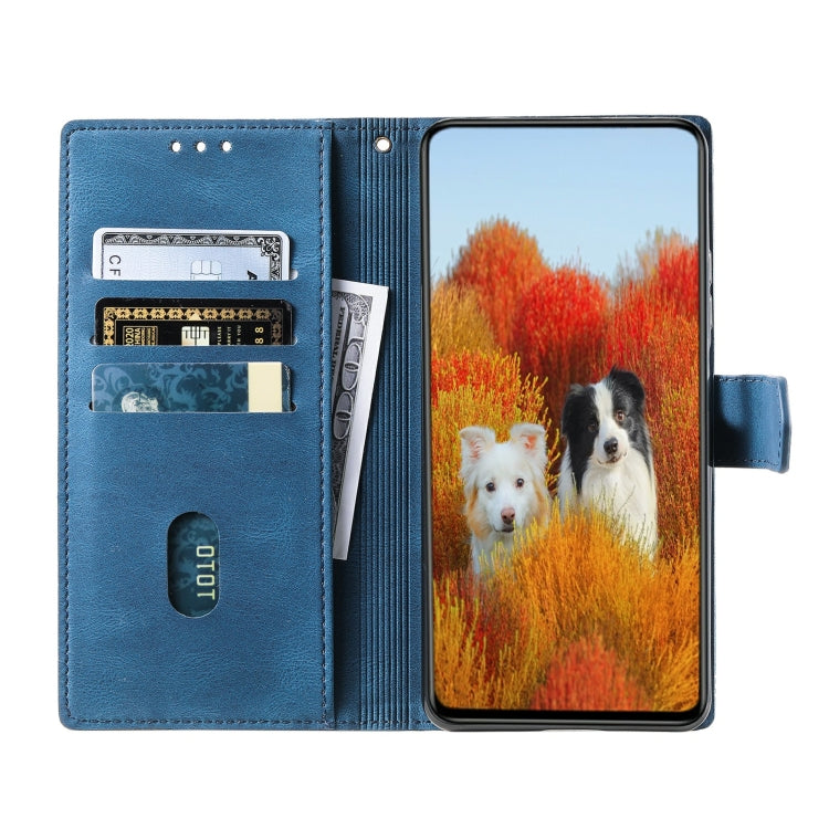 For Samsung Galaxy A36 TTUDRCH Embossed Line Splicing Leather Phone Case