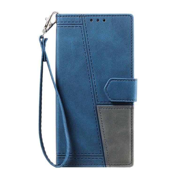 For Samsung Galaxy A17 5G TTUDRCH Embossed Line Splicing Leather Phone Case