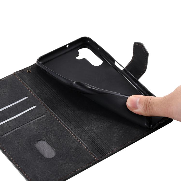 For Samsung Galaxy A37 TTUDRCH Embossed Line Splicing Leather Phone Case