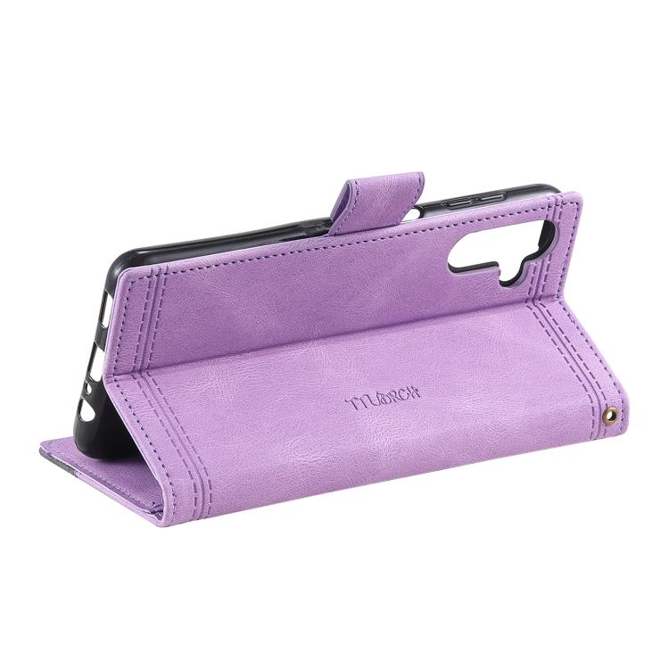For Samsung Galaxy A37 TTUDRCH Embossed Line Splicing Leather Phone Case