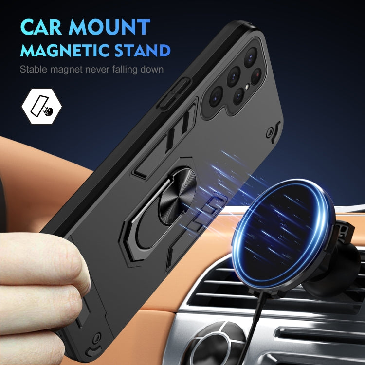 For Samsung Galaxy S25 Ultra 5G Shockproof Metal Ring Holder Phone Case