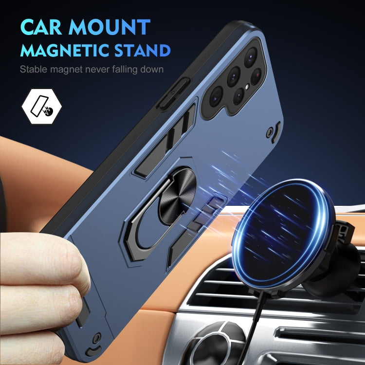 For Samsung Galaxy S25 Ultra 5G Shockproof Metal Ring Holder Phone Case