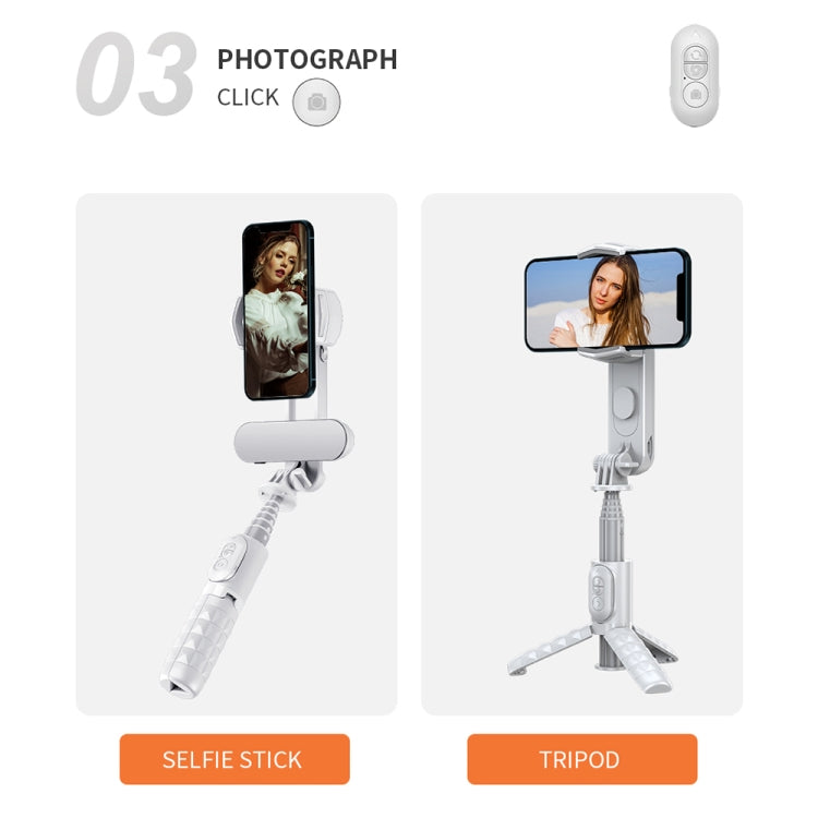 FUNSNAP Capture Q3 Single Axis Handheld Gimbal Phone Live Stabilizer - White