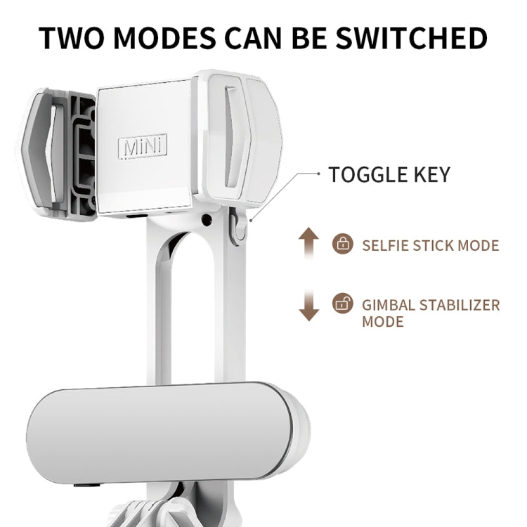 FUNSNAP Capture Q3 Single Axis Handheld Gimbal Phone Live Stabilizer - White