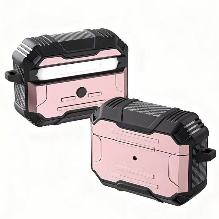 For AirPods Pro 3 Armor TPU Hybrid PC Shockproof Earphones Cover with Hook