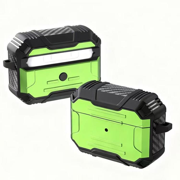 For AirPods Pro 3 Armor TPU Hybrid PC Shockproof Earphones Cover with Hook