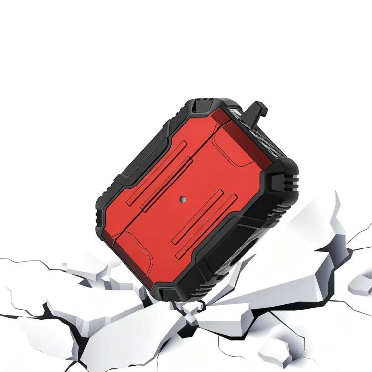 For AirPods Pro 3 Armor TPU Hybrid PC Shockproof Earphones Cover with Hook