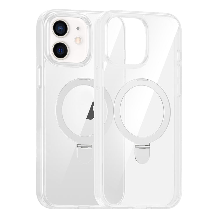 For iPhone 12 High Transparency MagSafe Holder Phone Case