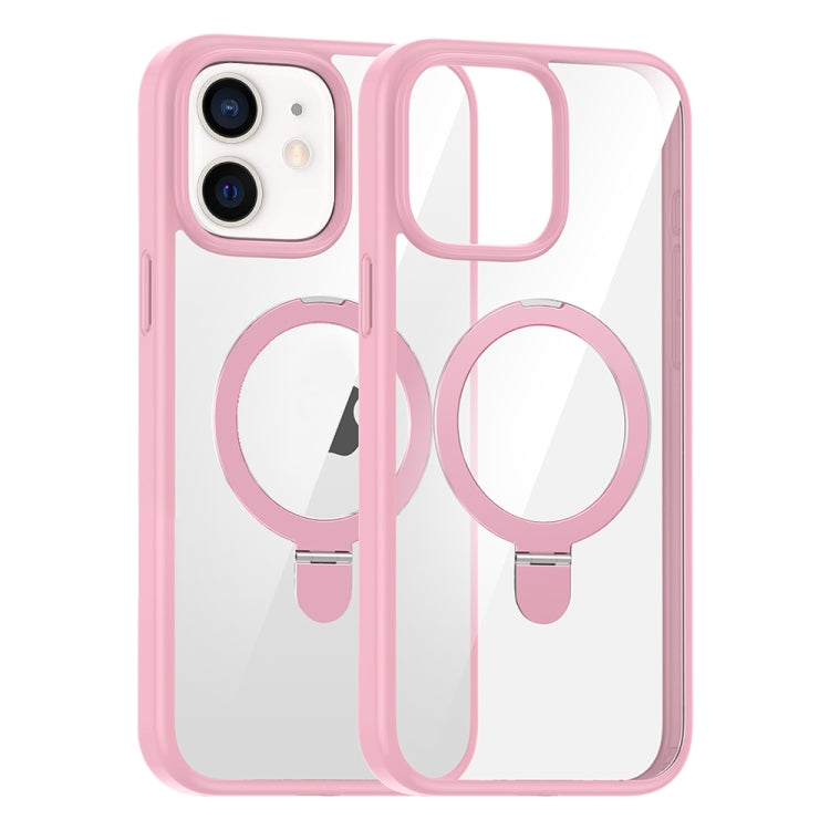 For iPhone 12 High Transparency MagSafe Holder Phone Case