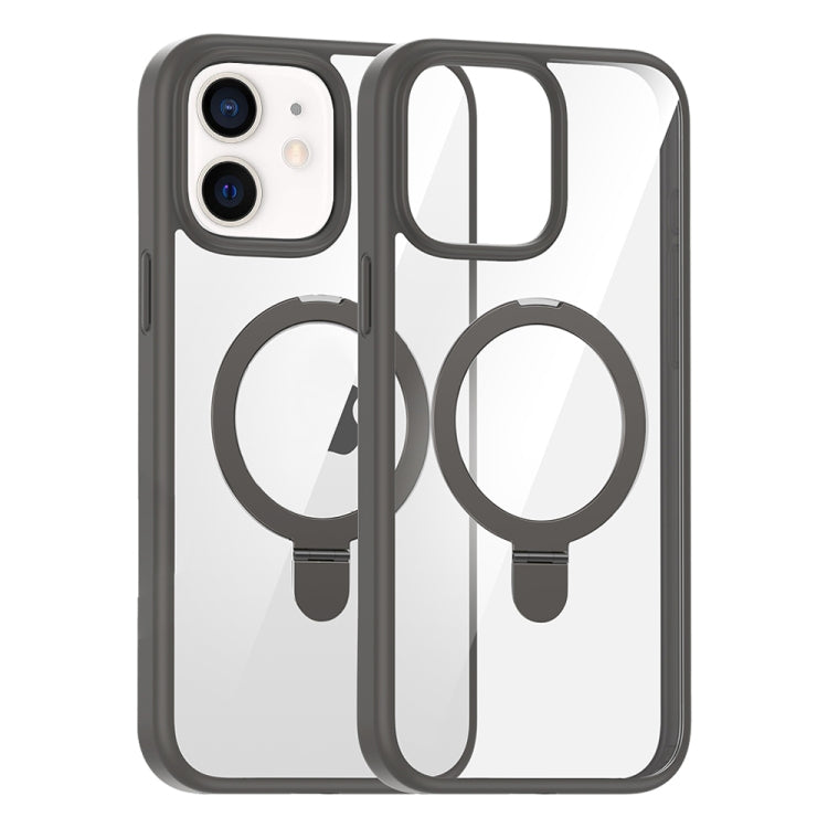 For iPhone 12 High Transparency MagSafe Holder Phone Case