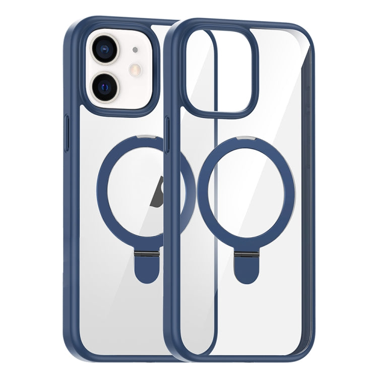 For iPhone 11 High Transparency MagSafe Holder Phone Case