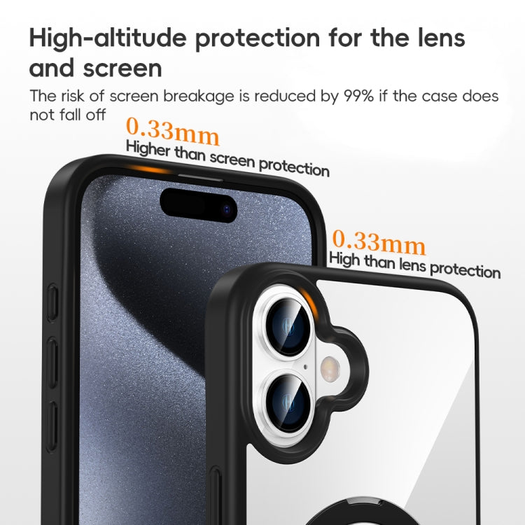 For iPhone 13 Pro High Transparency MagSafe Holder Phone Case