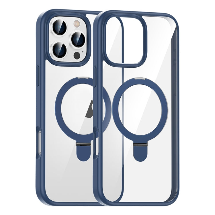 For iPhone 16 Pro Max High Transparency MagSafe Holder Phone Case