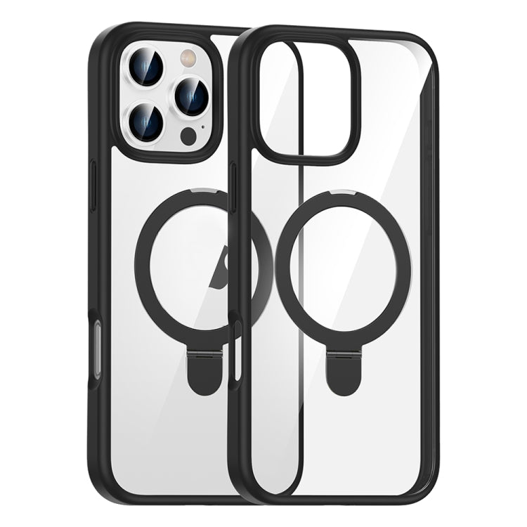 For iPhone 16 Pro Max High Transparency MagSafe Holder Phone Case