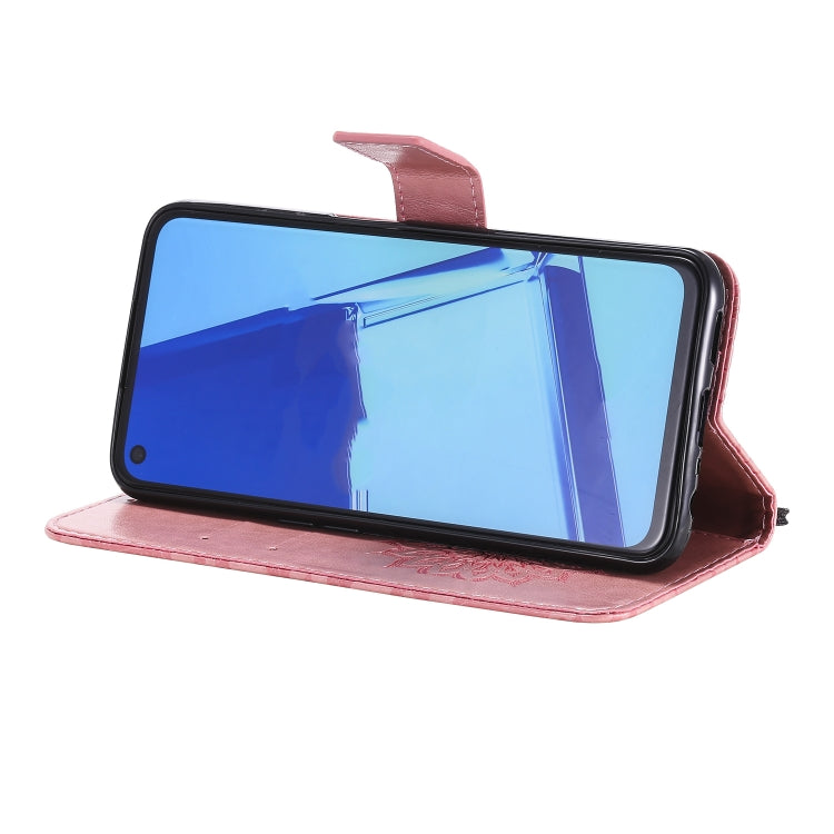 For OPPO A52 / A72 / A92 Sun Embossing Pattern Horizontal Flip Leather Case with Card Slot & Holder & Wallet & Lanyard