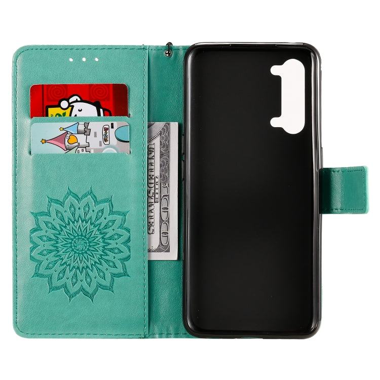 For OPPO Find X2 Lite / Reno3 5G Sun Embossing Pattern Horizontal Flip Leather Case with Card Slot & Holder & Wallet & Lanyard