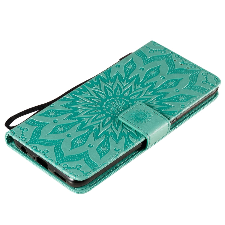 For OPPO Find X2 Lite / Reno3 5G Sun Embossing Pattern Horizontal Flip Leather Case with Card Slot & Holder & Wallet & Lanyard