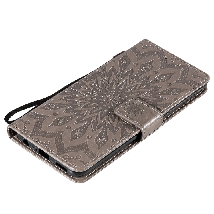 For OPPO Find X2 Lite / Reno3 5G Sun Embossing Pattern Horizontal Flip Leather Case with Card Slot & Holder & Wallet & Lanyard